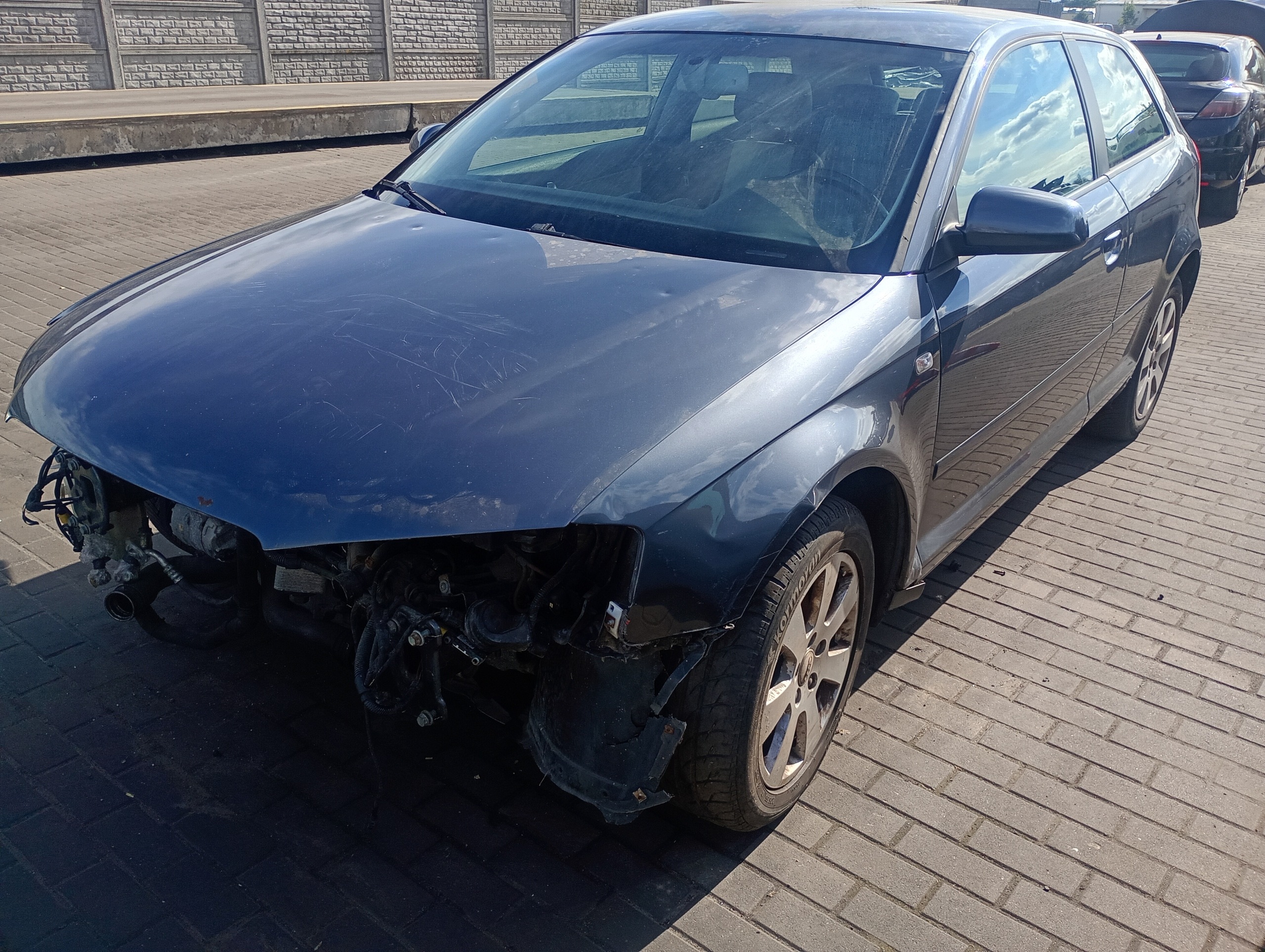 window side bodywork left rear rear part Audi A3 8P 03-12
