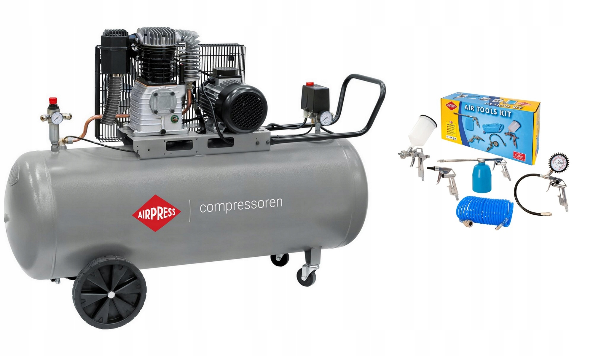Airpress Sprężarka tłokowa HK 600-200+Akcesoria