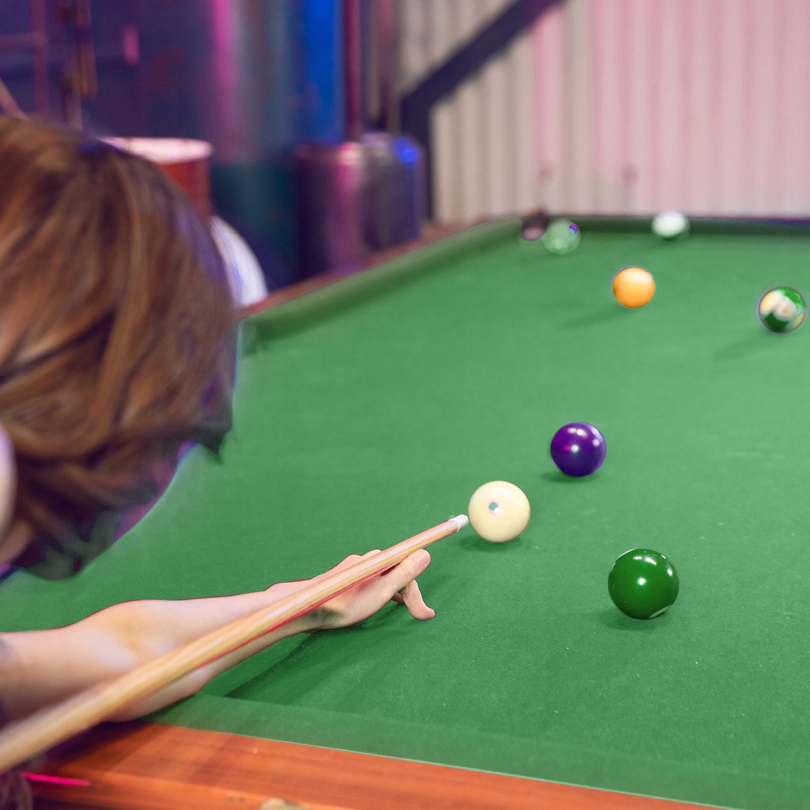 Obrus bilardowy, filc stołowy, 9 stóp, zielony Marka inna