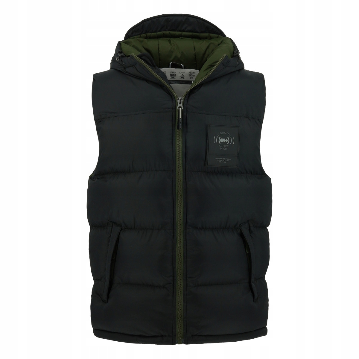 Pánská bunda Monotox MX23089 Vest Black Green Černá S