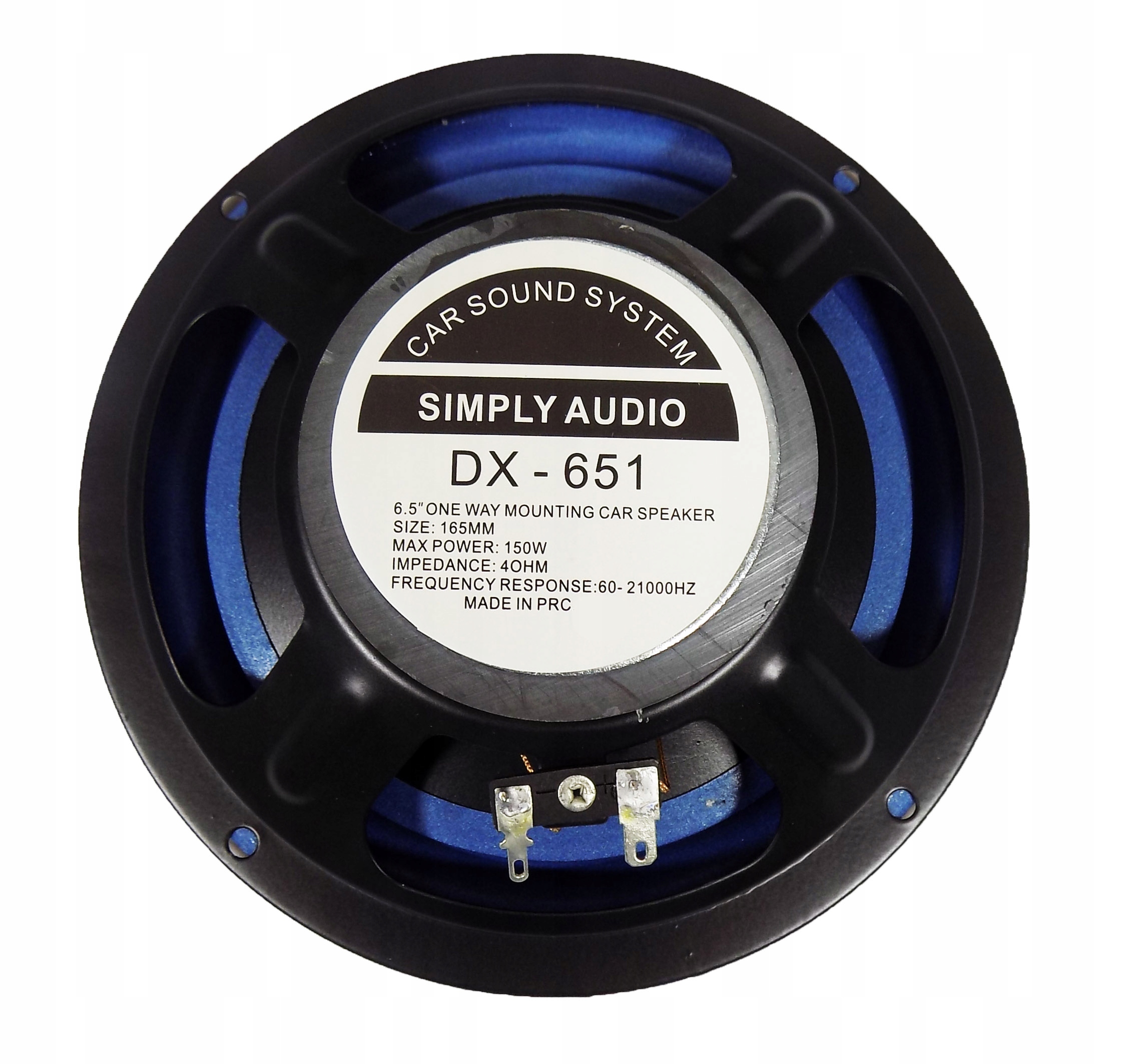 SIMPLY AUDIO GŁOŚNIKI PEUGEOT 206 207 307 CITROEN C2 C3 XSARA PICASSO PRZÓD Model DX-651W