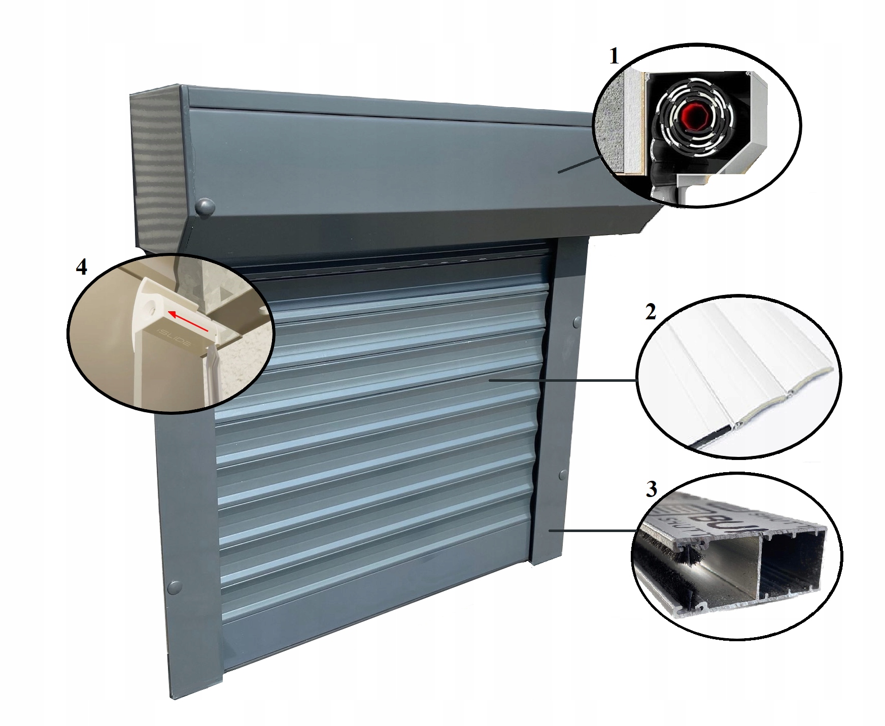 ROLETY ZEWNĘTRZNE ELEKTRYCZNE NA WYMIAR 160x150 Kod producenta Rolety zewnętrzne na wymiar