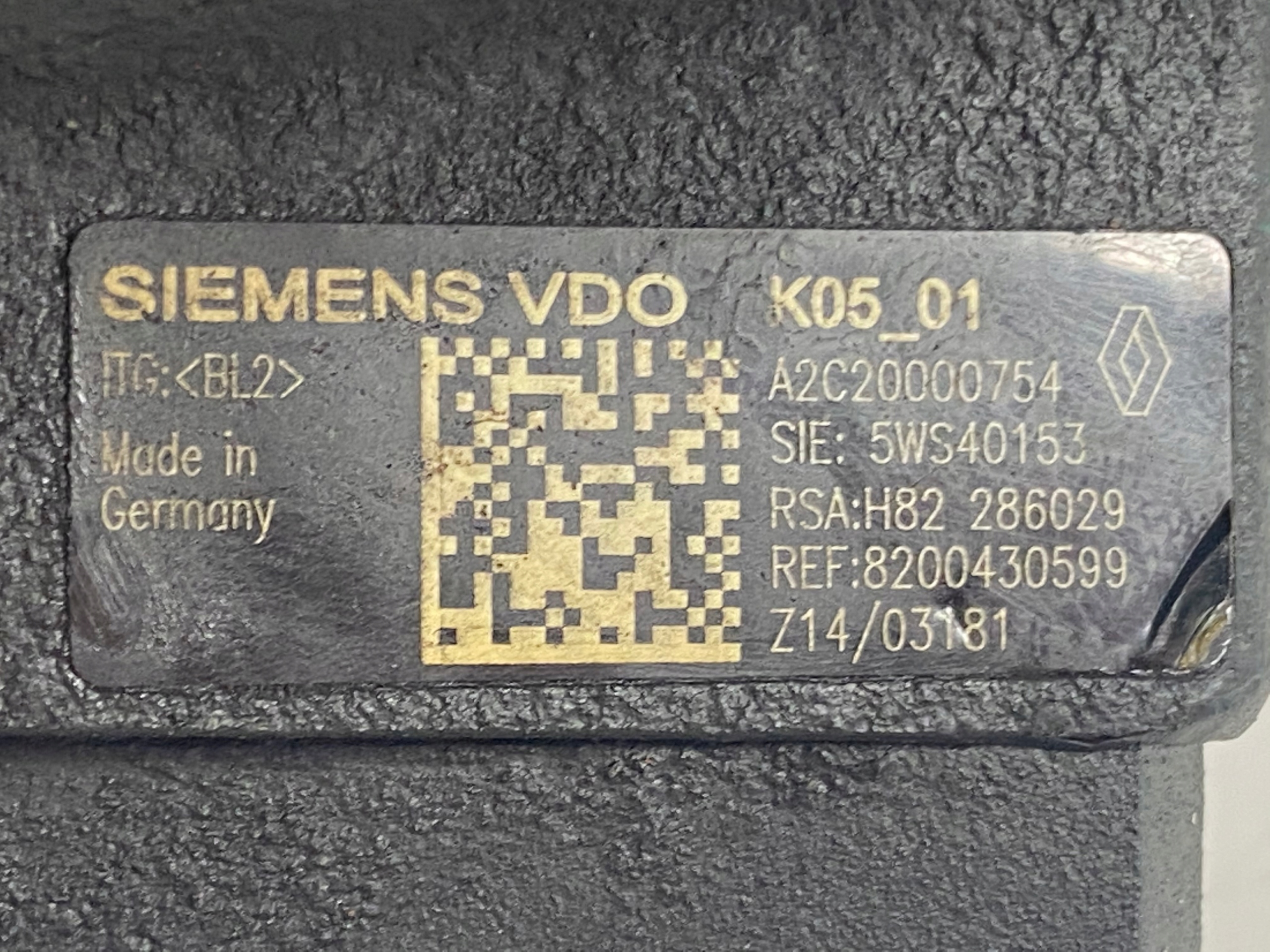 POMPA WTRYSKOWA RENAULT MEGANE 1.5 DCI 5WS40153 Typ samochodu Samochody osobowe Samochody dostawcze