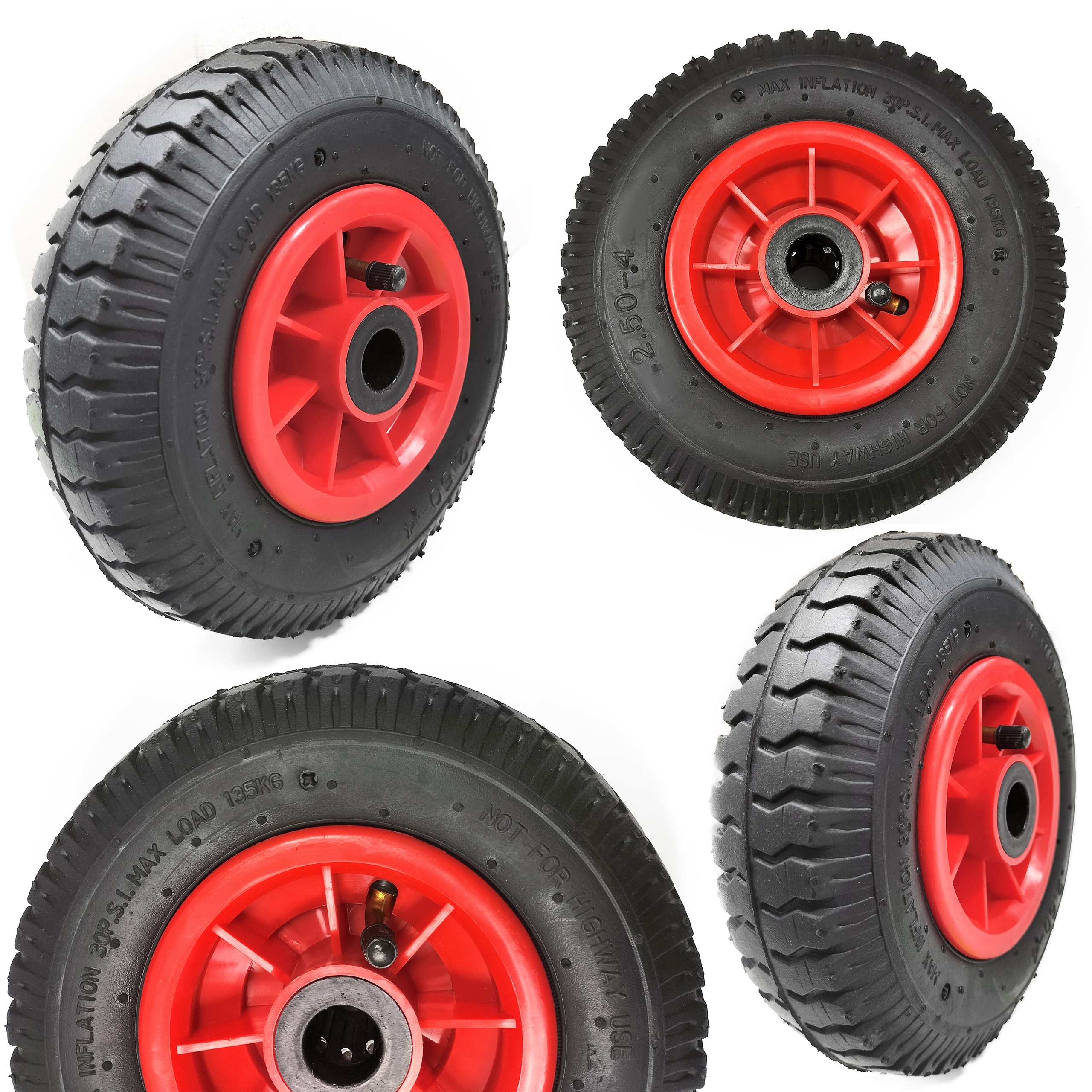 

Koło kółko do wózka magazynowego 2.50-4 4PR fi20mm