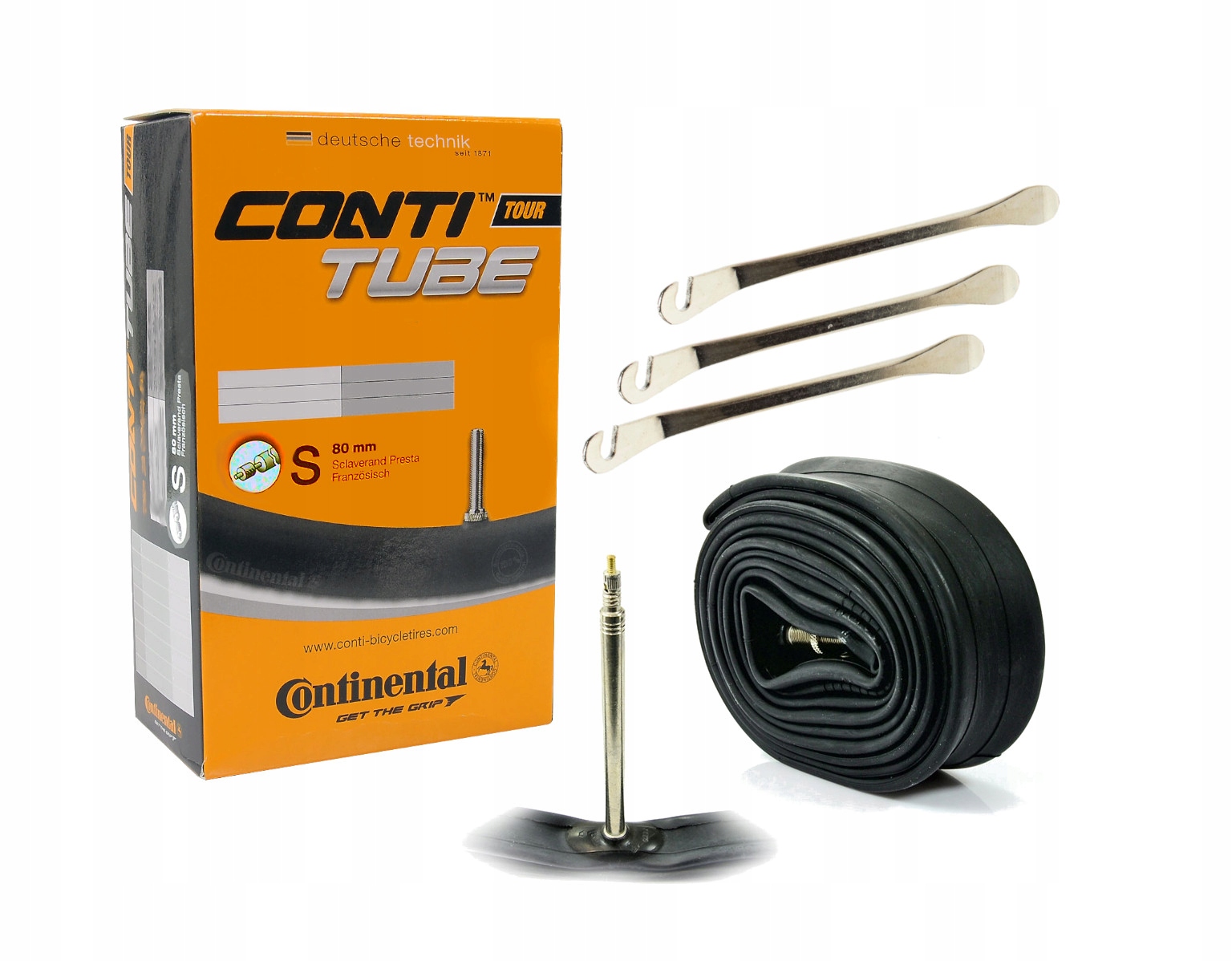 Dętka rowerowa Mtb Continental 26" x 1,75" 2,5" presta 60 mm 3 Łyżki