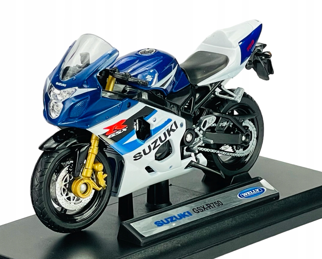 WELLY SUZUKI GSX-R750 1:18 12803 NOWY MODEL METALOWY