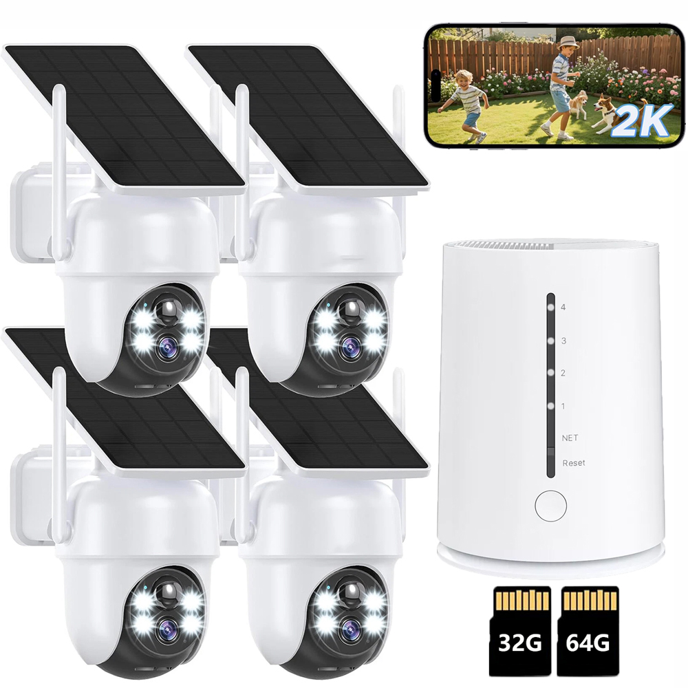 2K Otočná Vnitřní Ip Kamera Wifi Detekce Alarmu Venkovní Kamera