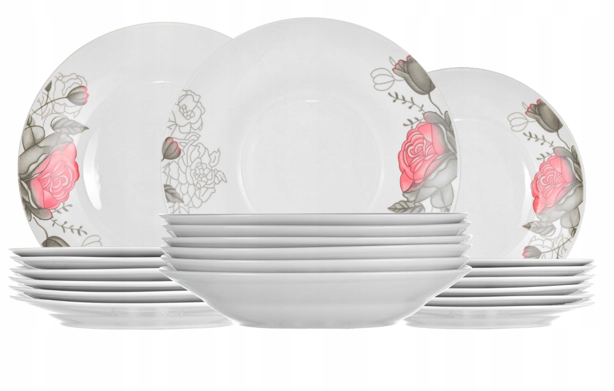 

Serwis Obiadowy 18EL Zestaw Talerzy Talerze E