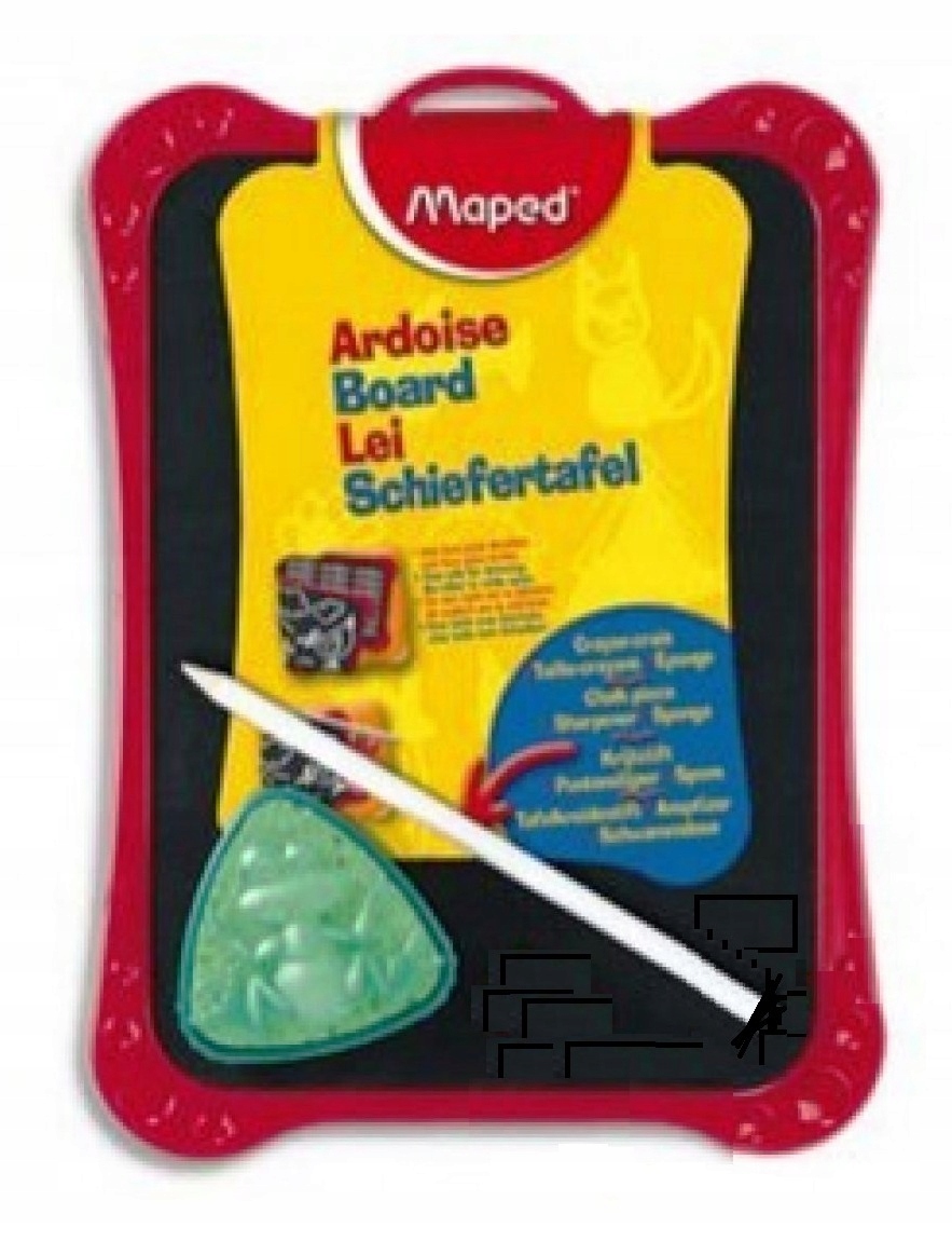 Tabliczka do pisania gąbka i kredka Maped Bohater / Bajka brak