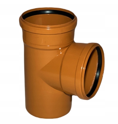 Pvc T-rozdělovač odpadní vodu 200/200/88 Pvc Wavin