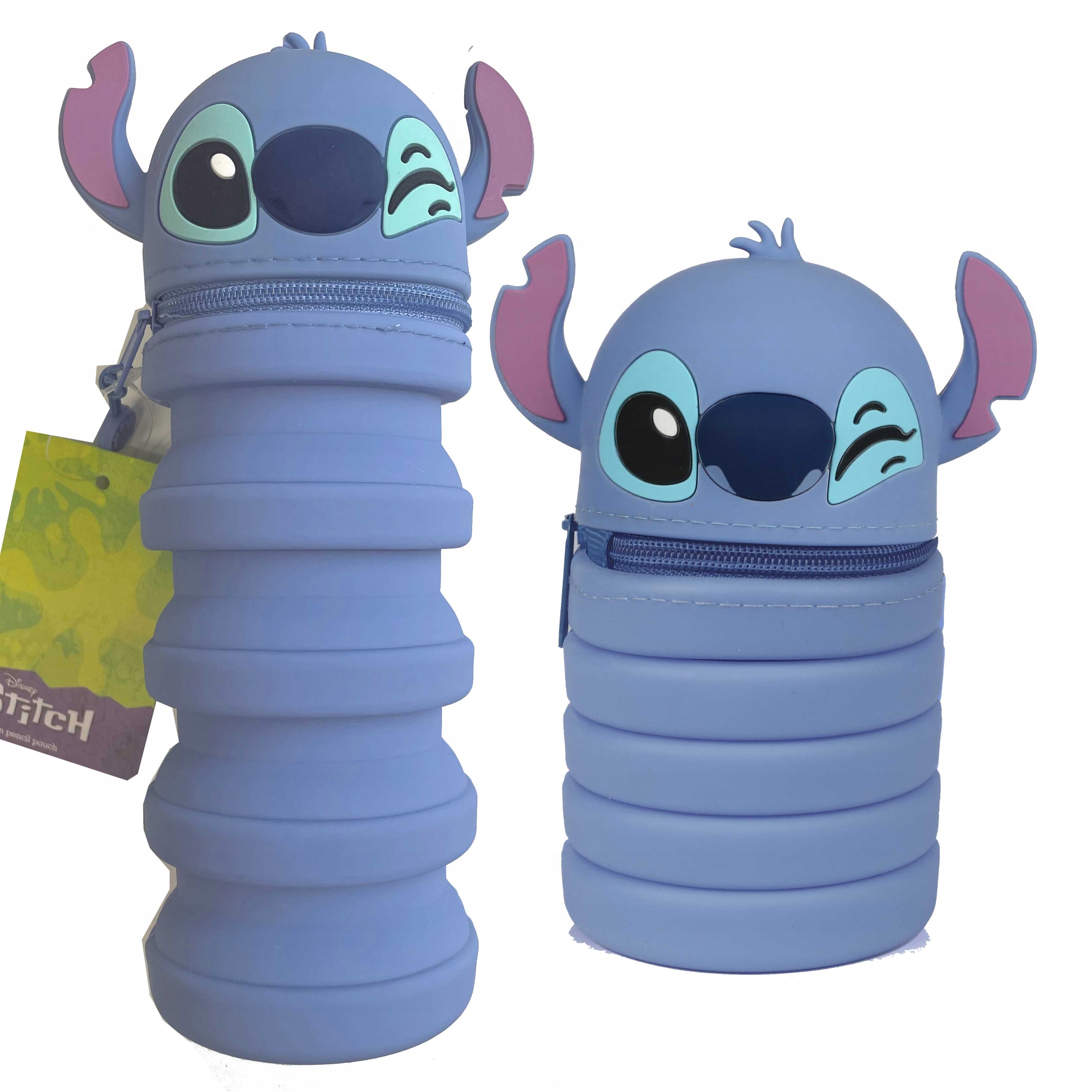 PIÓRNIK SZKOLNY SASZETKA ETUI TUBA SILIKONOWA LILO & STITCH STICH