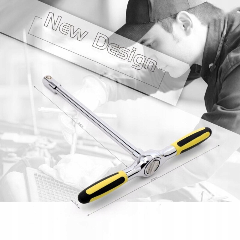 T Type Torque Wrench 1/2 Ratchet Wrench Hexagon (3Z7GV562A4) • Cena