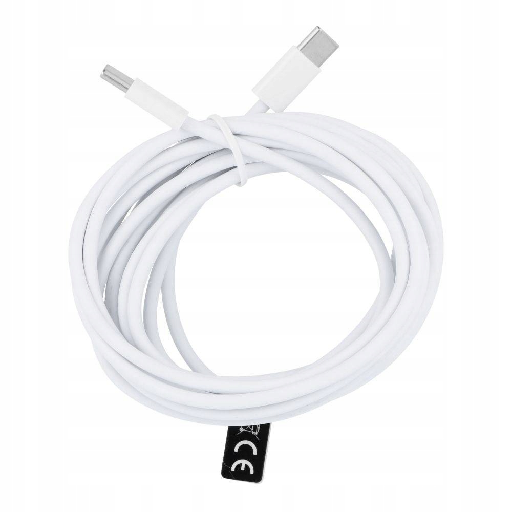 Kabel Typ C Do Typ C 3.0 Pd 30W Hd26 Box Biały 3 Metry