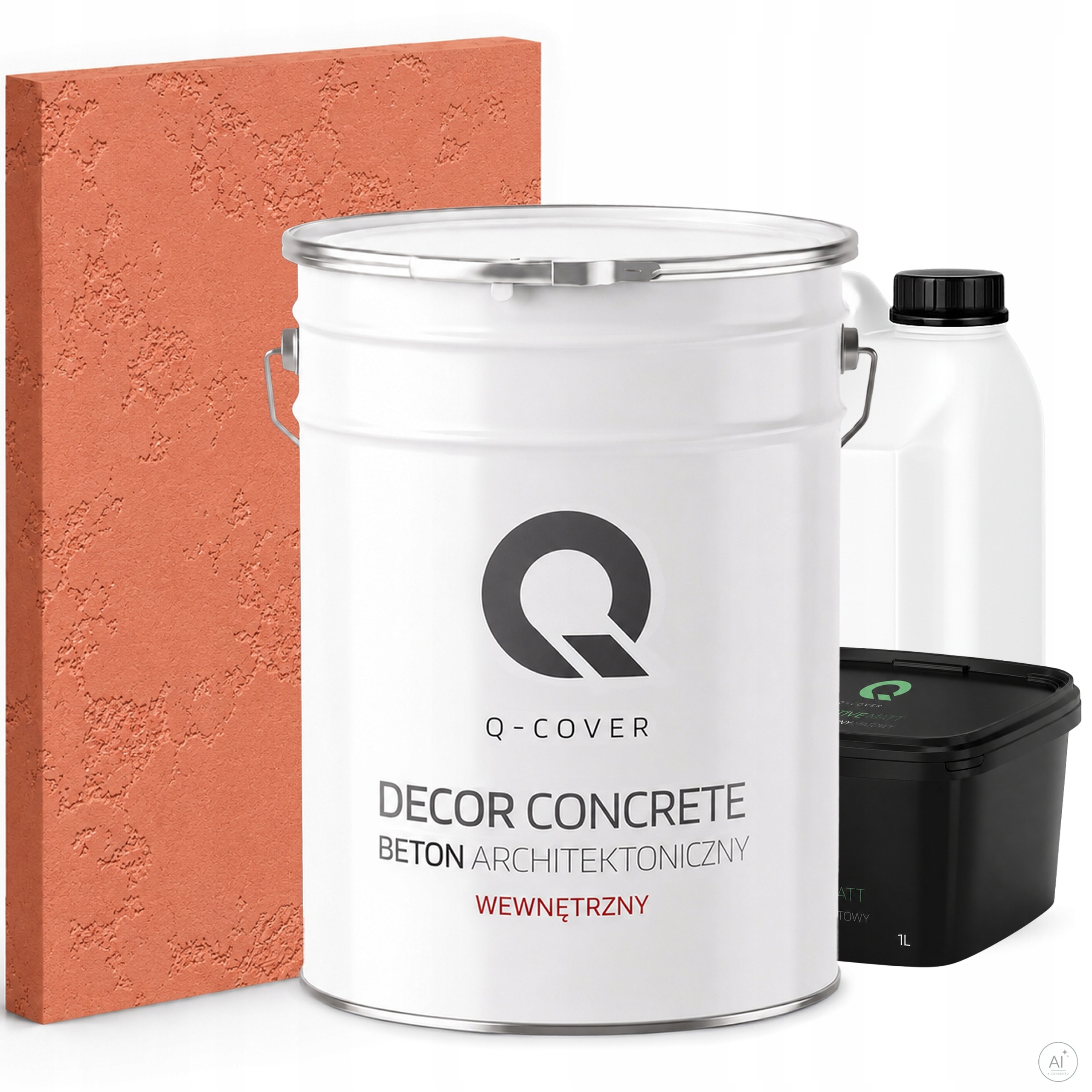 Vnitřní Architektonický Beton Set Pudrová Růžová F315 19kg Komplet 10m2