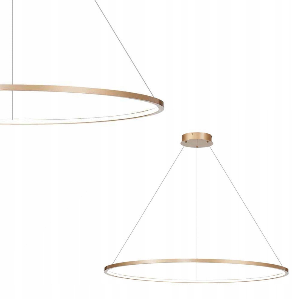 Lampa wisząca ring Saturno złota Led 65W IP44 ML8865 Milagro