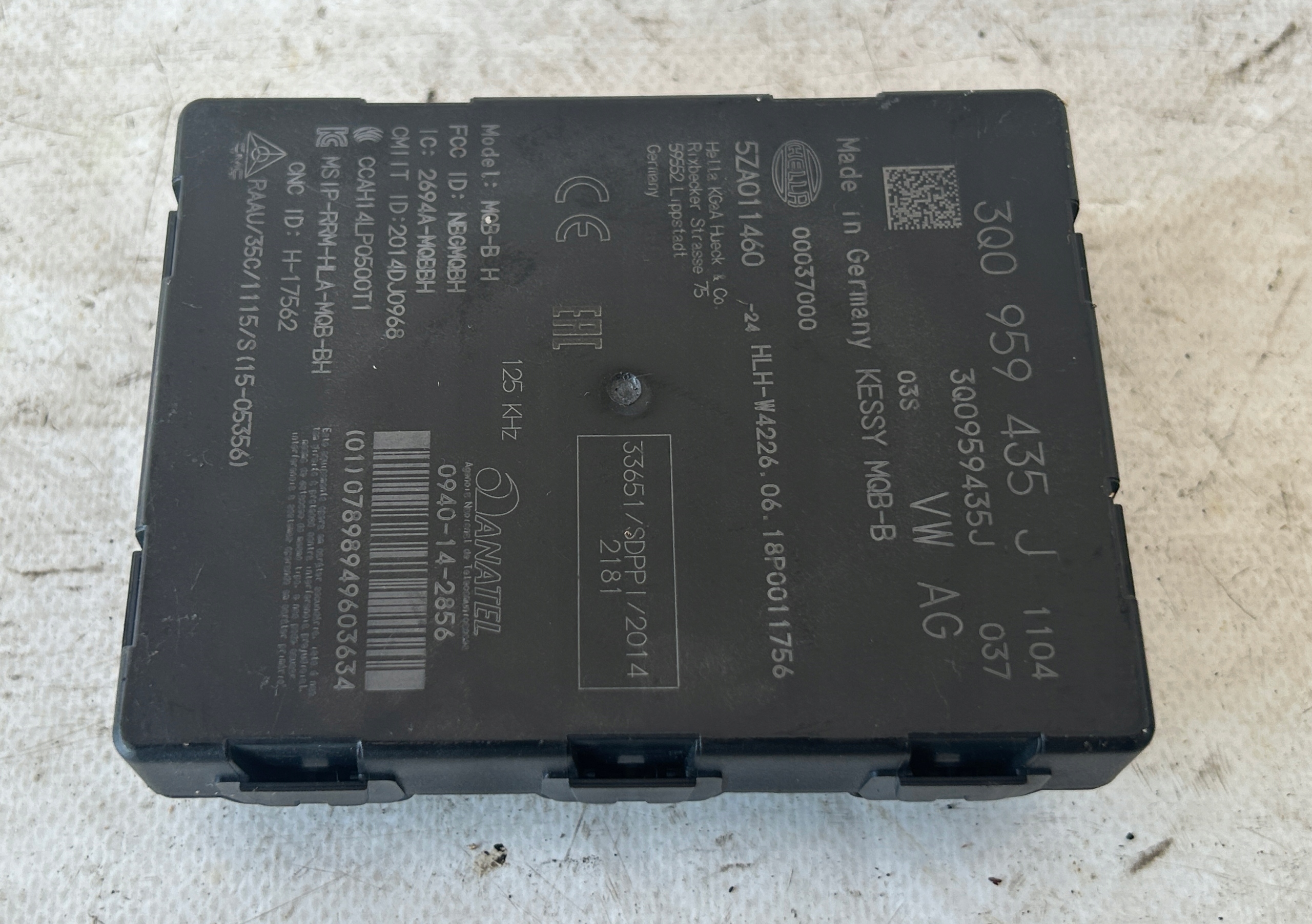 modulo Centralina KESSY PASSAT B8 ARTEON 3Q0959435J