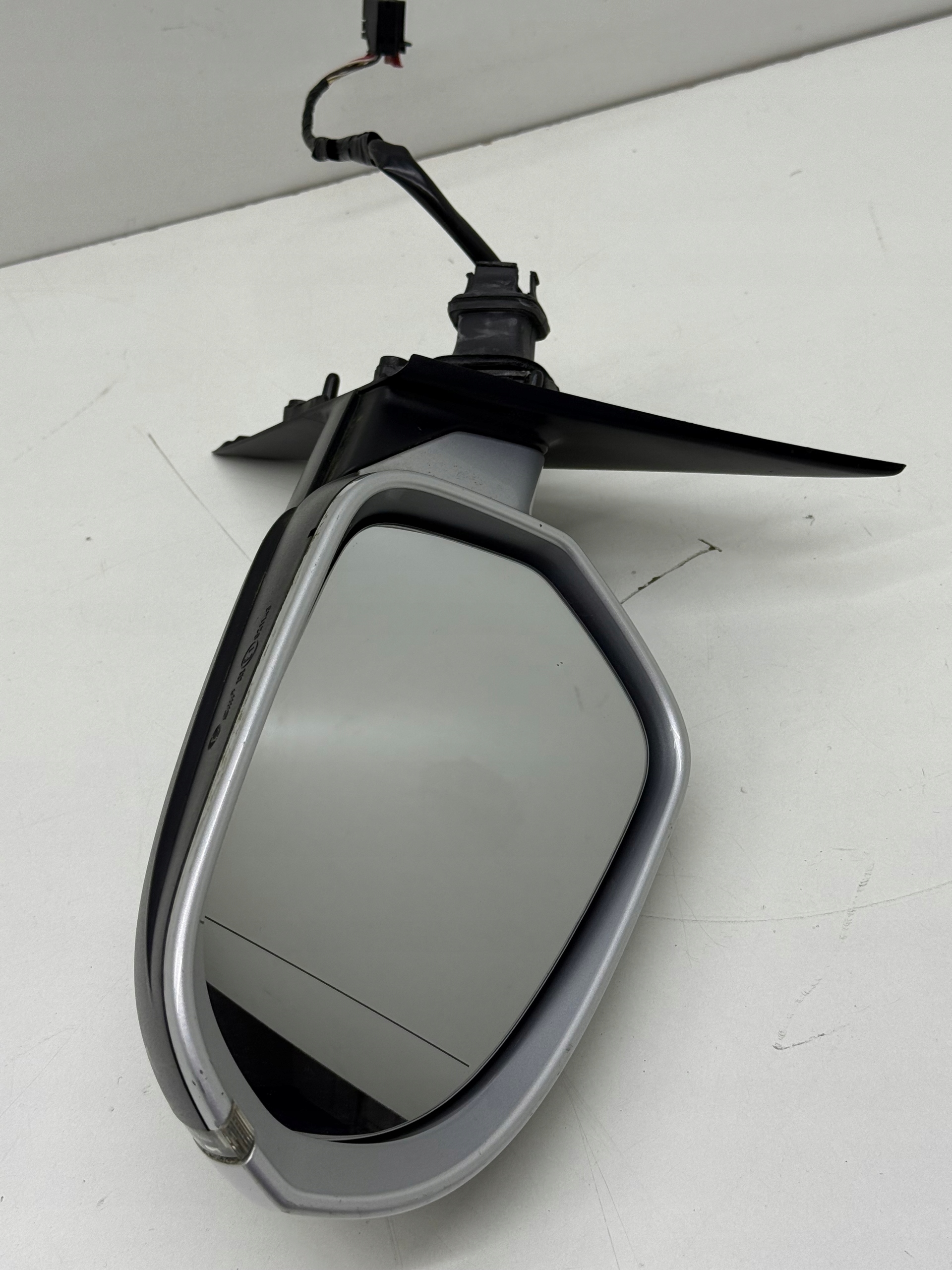 AUDI A6 C7 mirror zewetrzne right 6 PIN colour LX7W silver UK!
