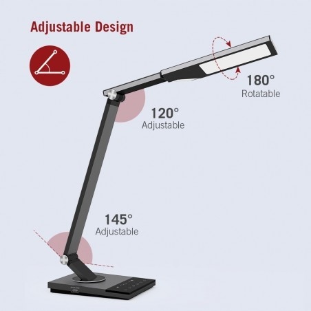 Lampka biurkowa TaoTronics LED nocna do sypialni Marka inna