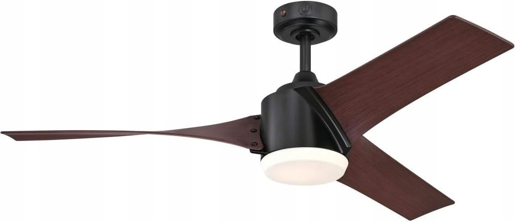 Wentylator sufitowy Evan Led Wiśnia/Mahoń 132cm Lampa ściemniająca Led