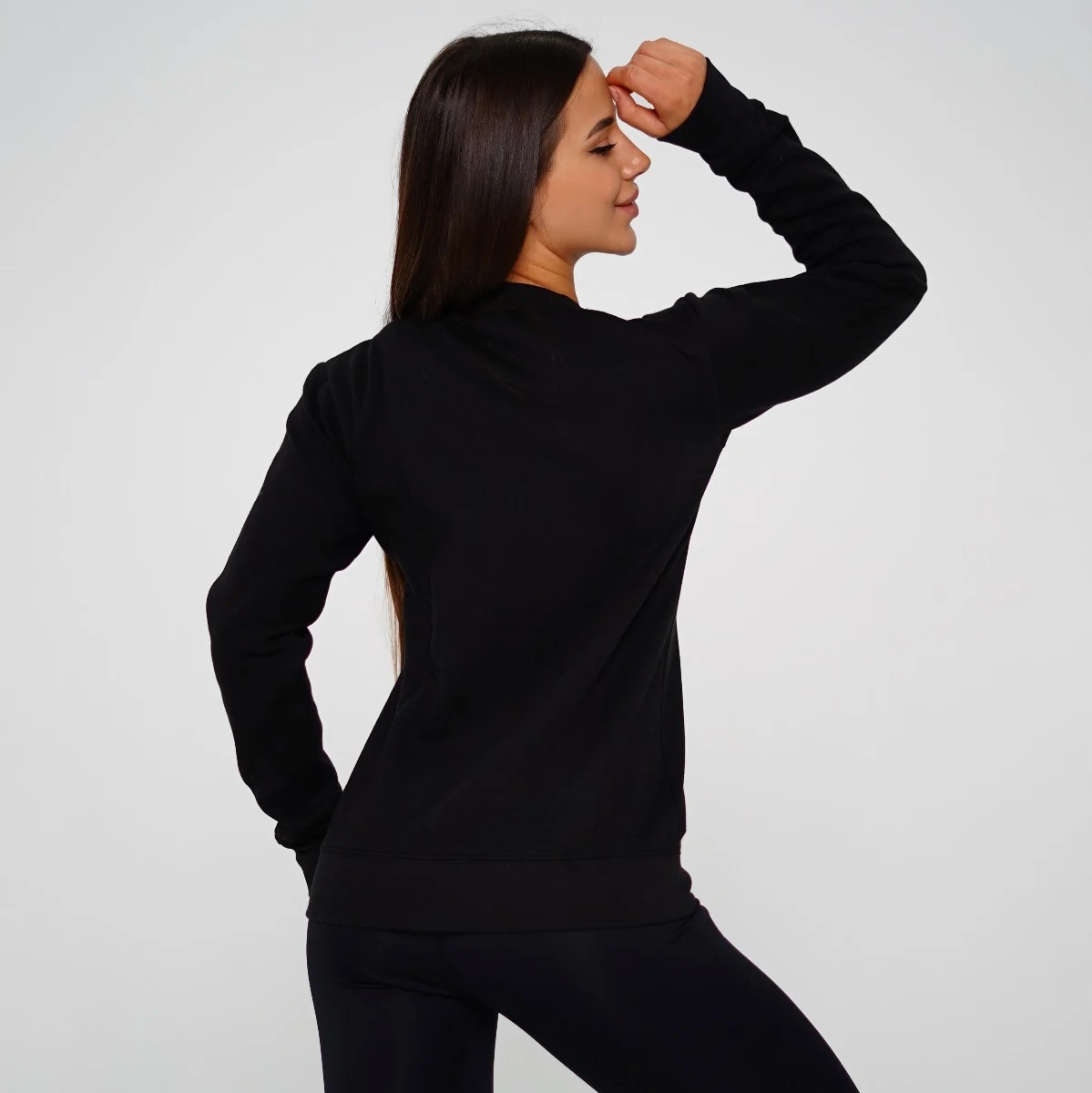 GymBeam Damska bluza Basic Black Xs