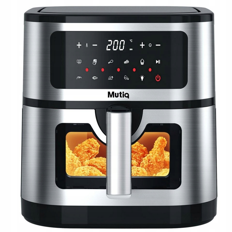Fritéza XL 7,5 l Air Fryer Mutig KDF-562DW-4 horkovzdušná 1800 W