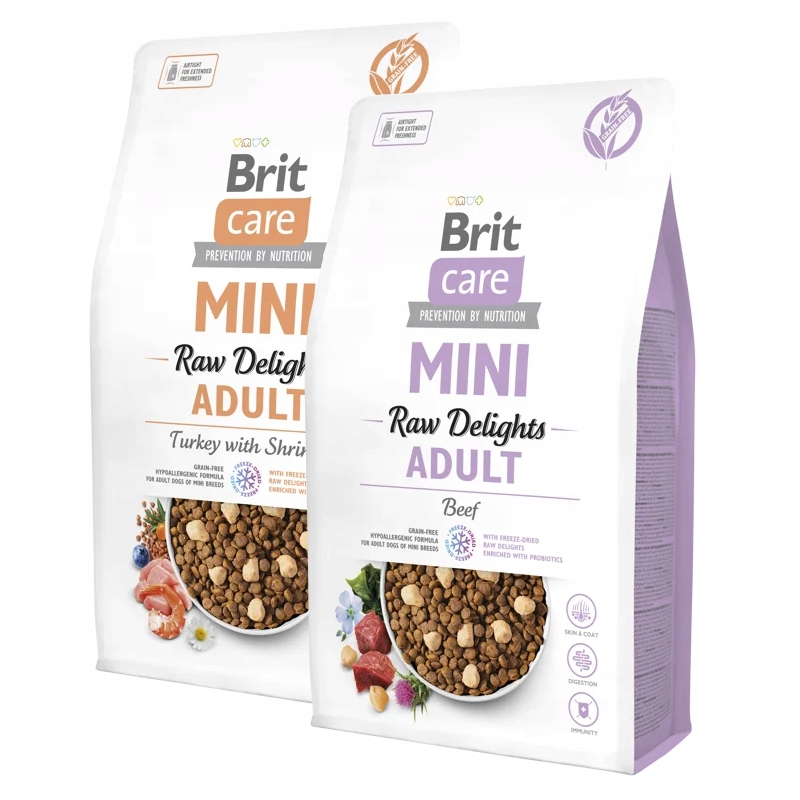 Levně Brit Care Mini Raw Delights Degustační sada York Shih Tzu Maltézský 4k