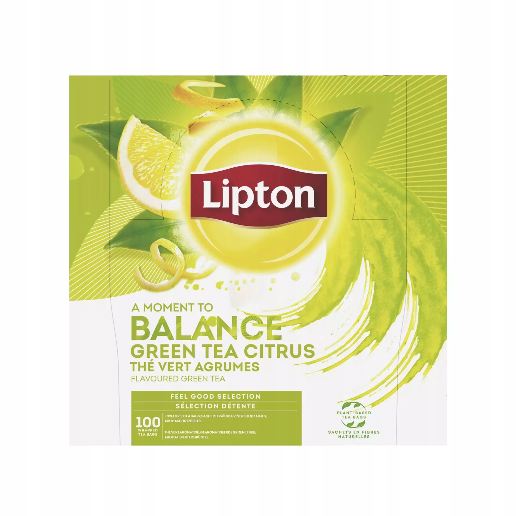 Lipton Green Tea Citrus Zielona Herbata Cytrusowa 100 Kopert 1,3G