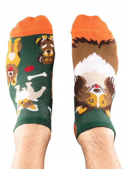 Stopki TODO SOCKS Dogs Low Pieski Kości 39-42 Fason stopki