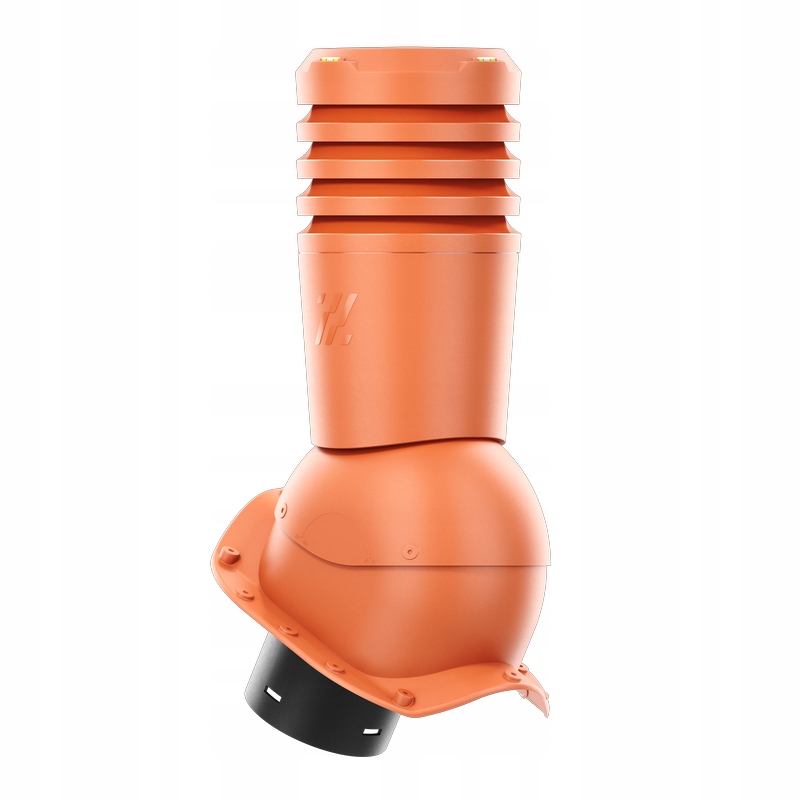 Větrací komín Ecoline pro plechovou střešní krytinu, profil X, 150 mm, cihlový