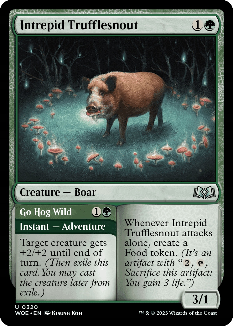 Mtg 2x Intrepid Trufflesnout (u)