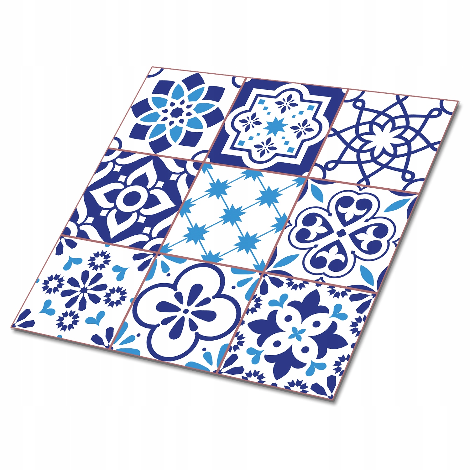 

Panel Pcv winyl samoprzylepny 30x30 wzór Azulejos