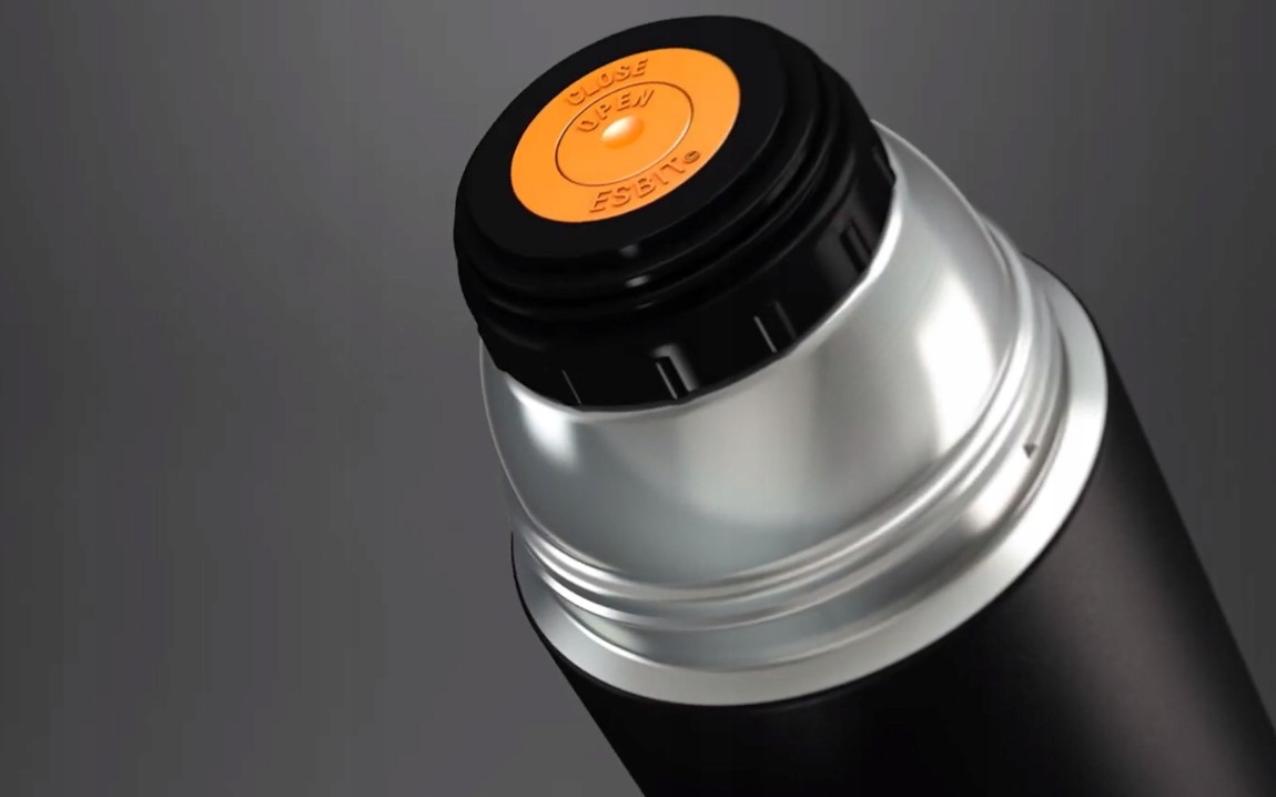 Termos na kawę herbatę ESBIT Vacuum Flask Black 1l Liczba kubków 2