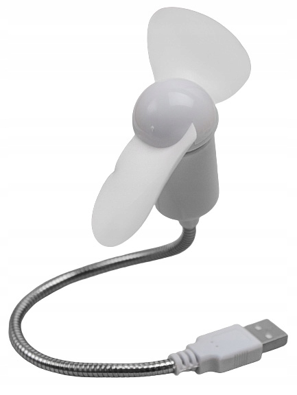WENTYLATOR WIATRAK USB WIATRACZEK CHŁODZENIE KLIMA