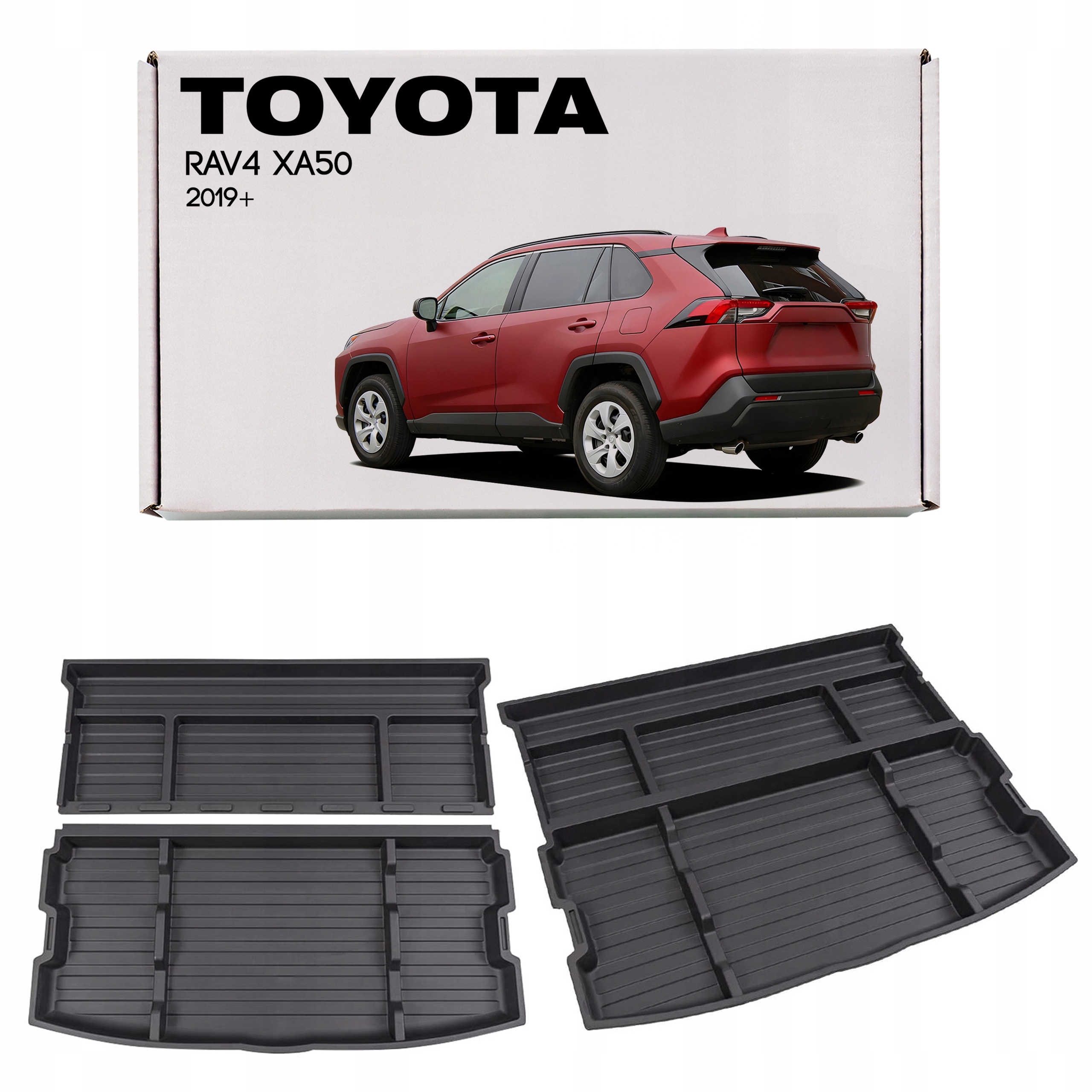 Toyota RAV4 V XA50 2019+ Organizér Do Batožinového Priestoru, Vložka Do Priestoru Pre Rezervné Koleso