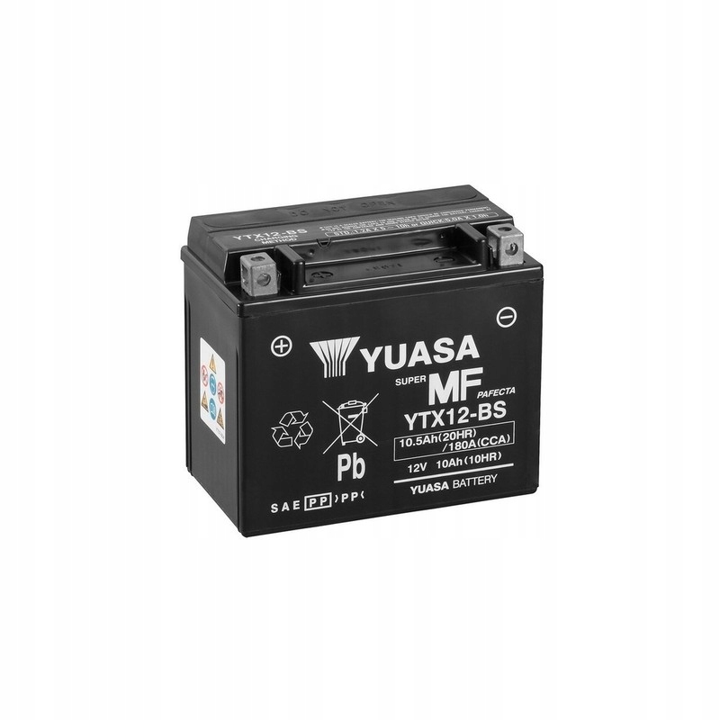 Акумулятор Yuasa YTX12-BS 12V / 10AH Ytx12-BS Сілезія