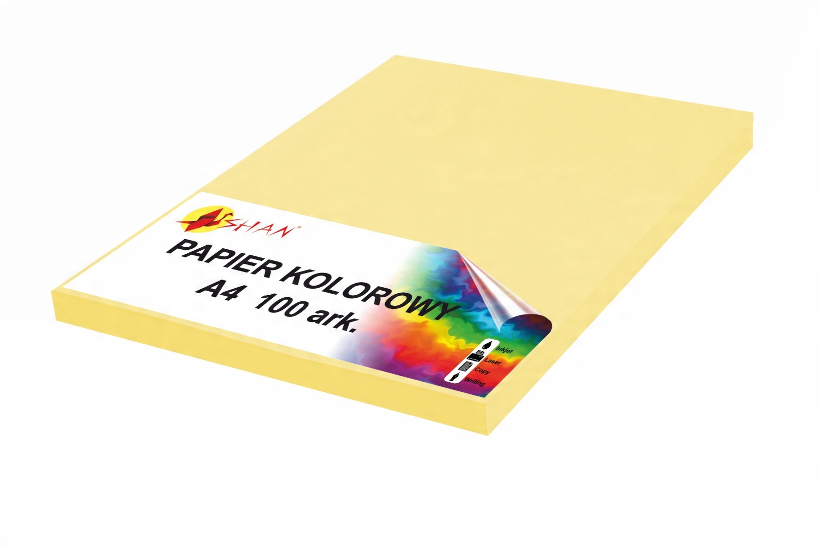 

Papier kolorowy A4 80g żółty pastelowy2 100 ark