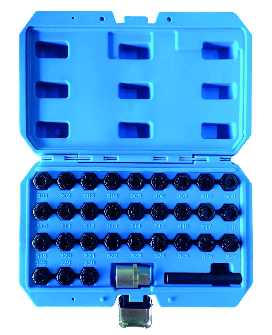 Zestaw nasadek do kół Mercedes 32 elementy MAGNUS