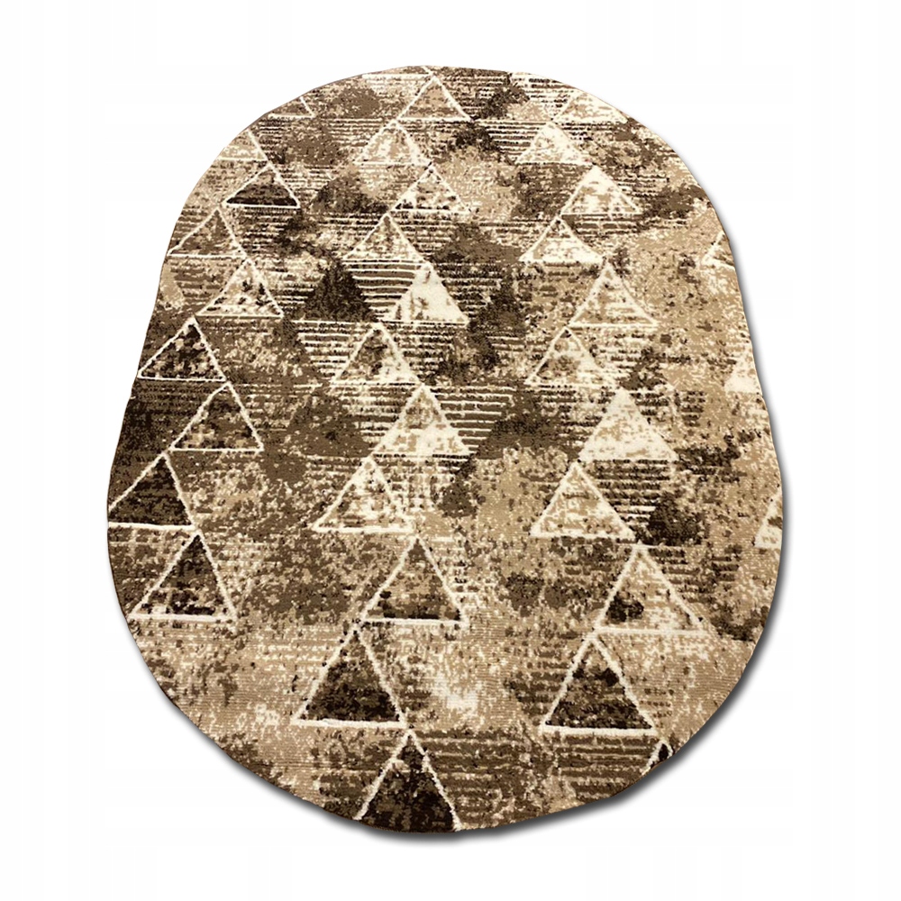 

Stylowy Owalny Dywan 120x170 Bcf Canvas MIX Wzorów