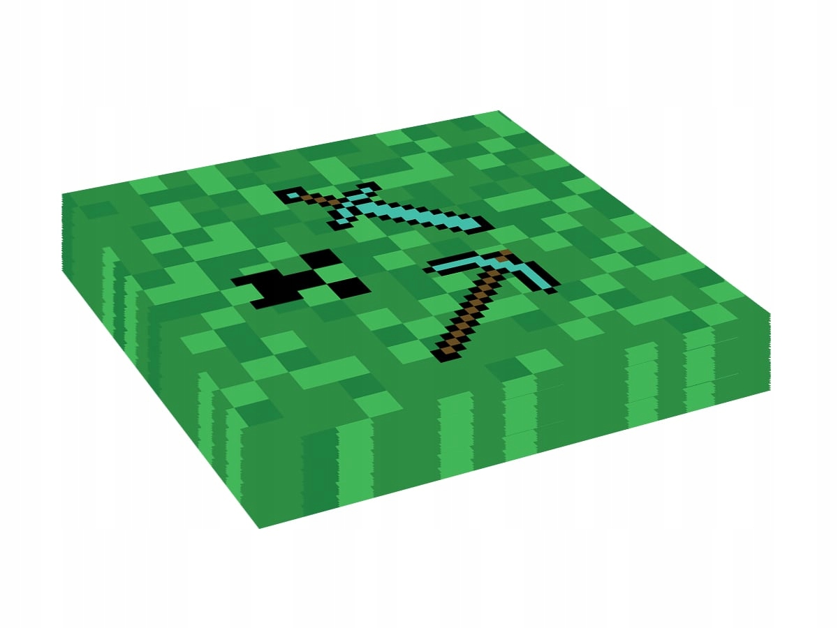 SERWETKI PAPIEROWE MINECRAFT 33cm 20szt. URODZINY