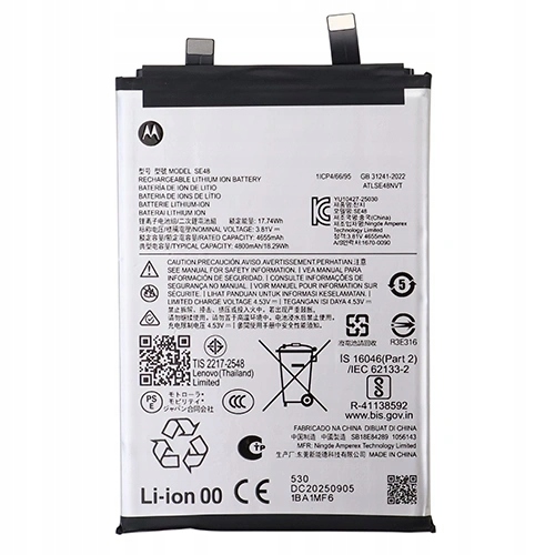 Originální Akumulátor Baterie SE48 Pro Motorola Edge 70 XT2601 4800 mAh