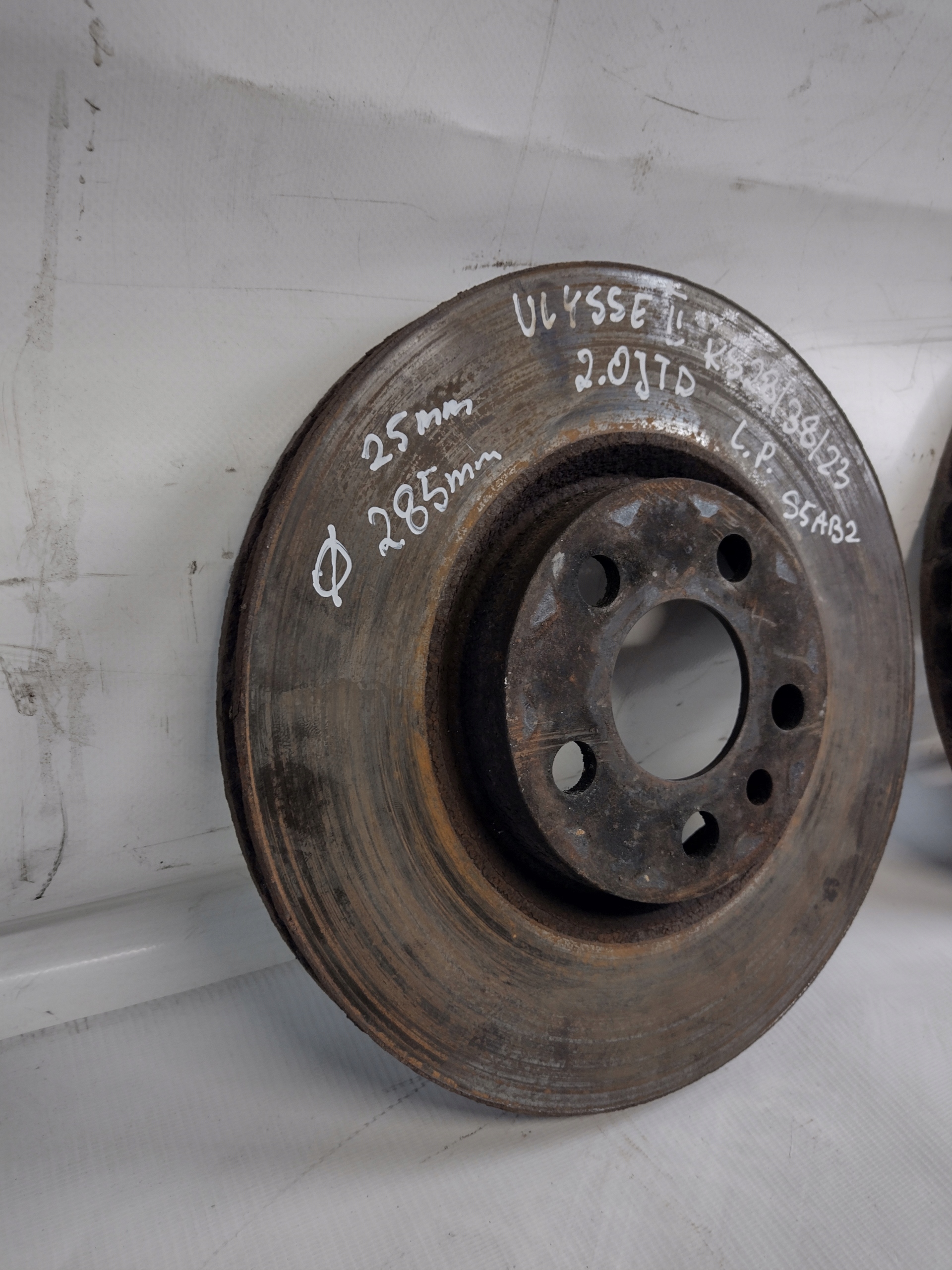 front discs brake Fiat Ulysse II 2,0 JTD