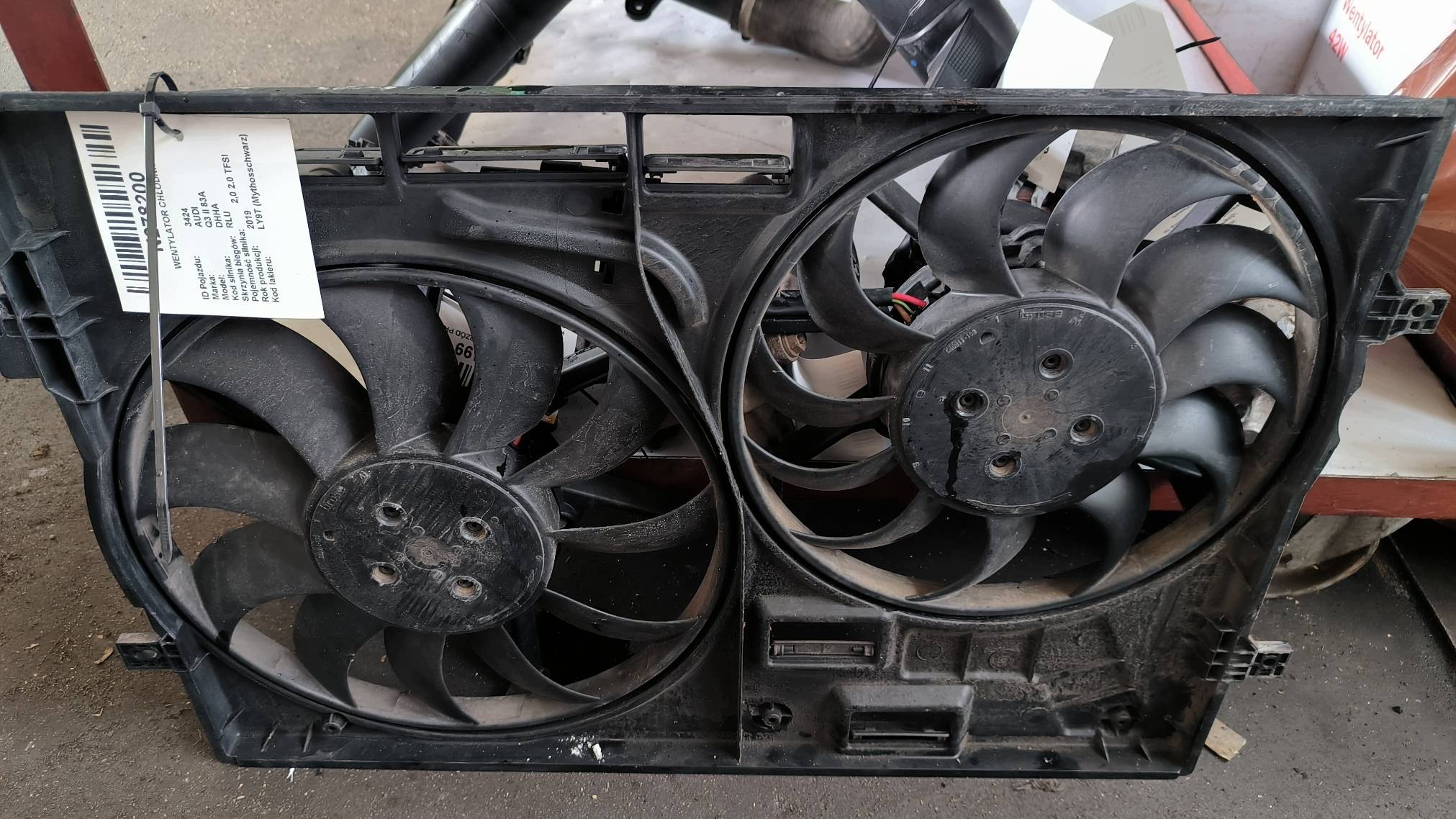 ventilátor chladiče 3Q0959455C AUDI Q3 II 83A