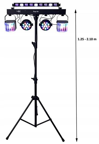 Zestaw oświetleniowy E-Lektron Stage-Bar + statyw Model Stage-Bar DMX