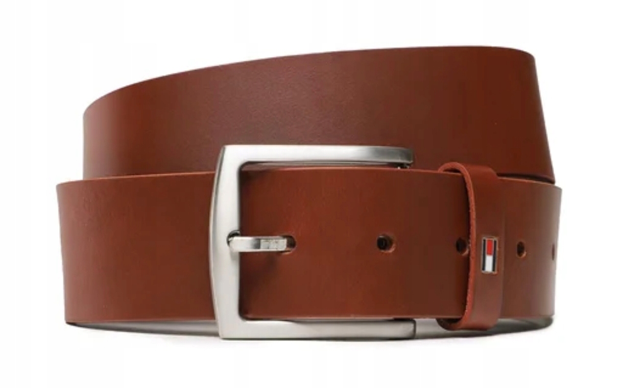 Pásek hnědý Tommy New Denton Belt 4.0 (105 cm) E367863162 257 Hilfiger