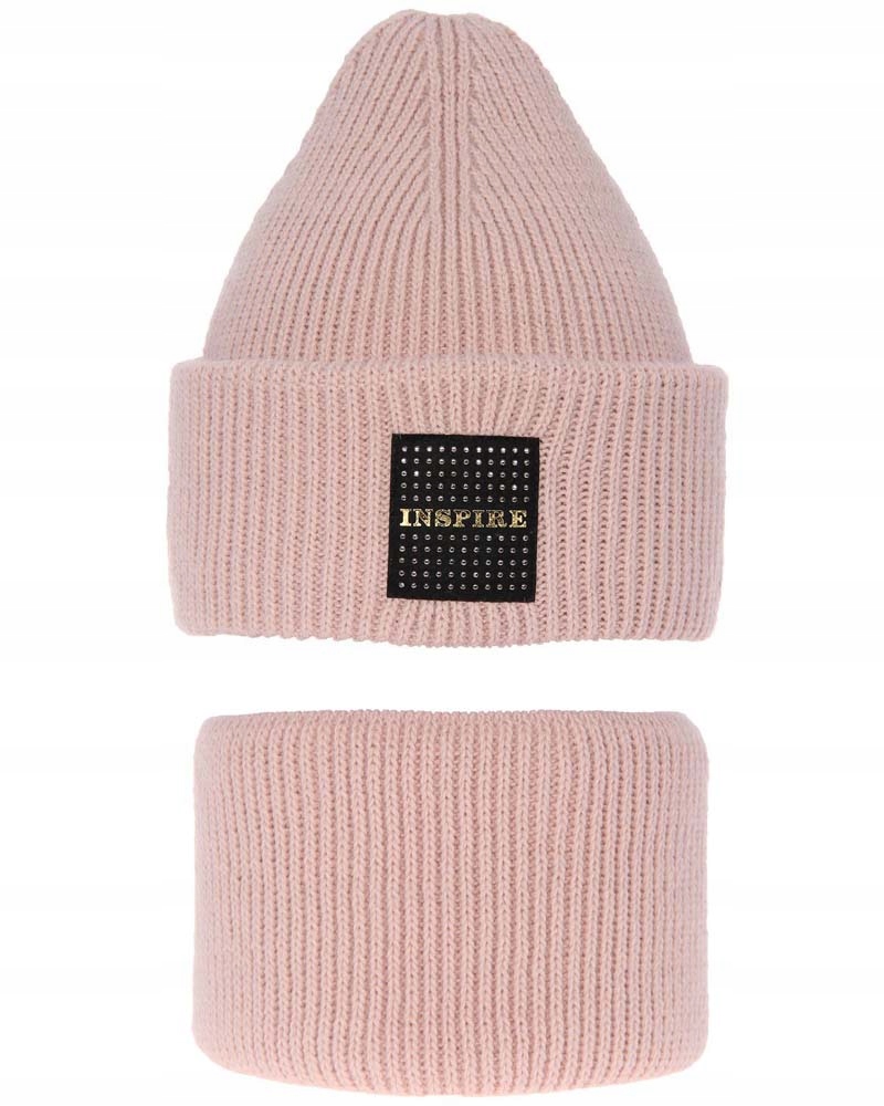 

Czapka Komin 50-55 komplet jesień zimowy 7- 20 lat