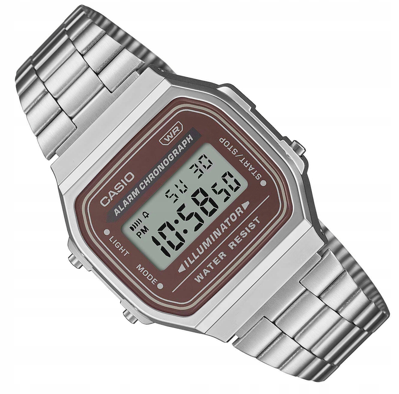 Klasické Retro Hodinky Casio A168WA -5AY Vintage Unisex Náramek