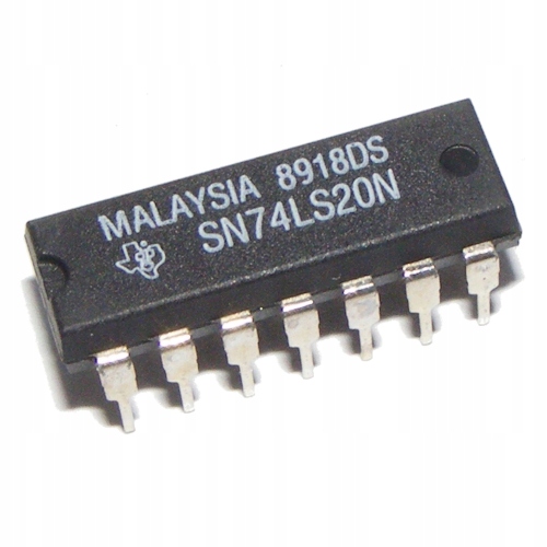 

Układ SN74LS20N Dual 4-input Nand gate DIP14 x5
