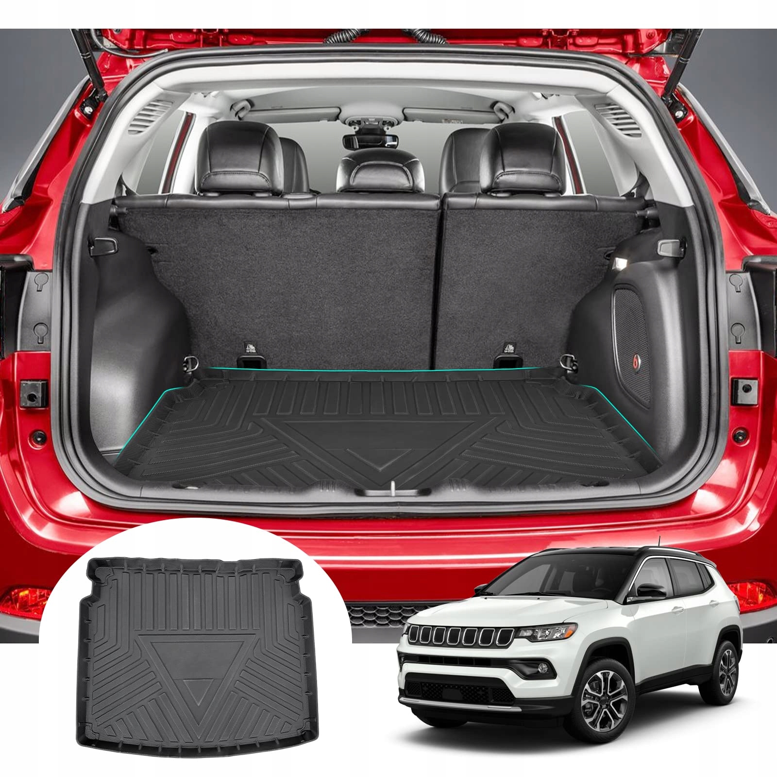 Mata do bagaznika Jeep Compass II MP 4XE Hybrid Facelift 2017-2022 2023