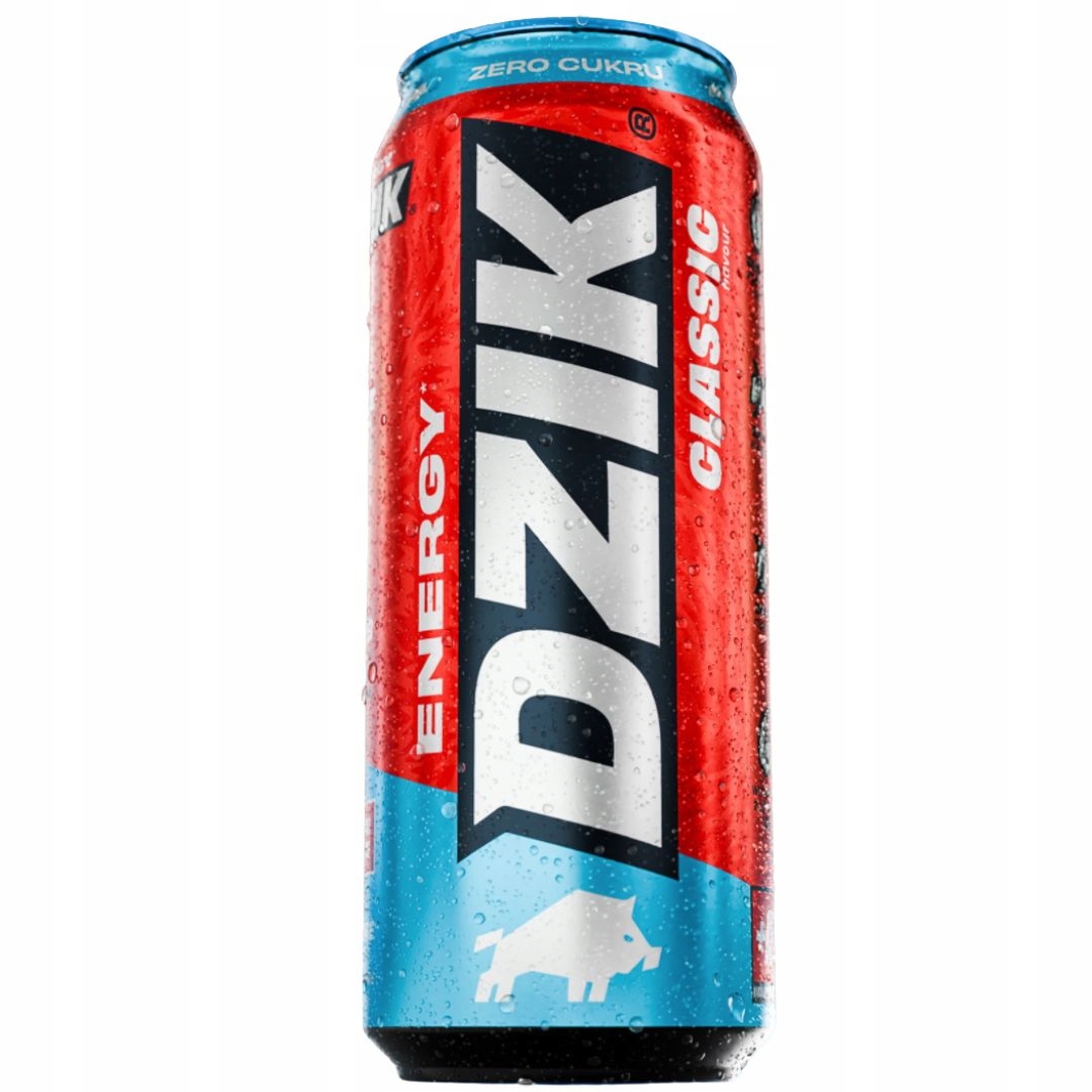 Wk Dzik Energy 500 ml Napój energetyczny Energetyk 0 kalorii 0 cukru koks