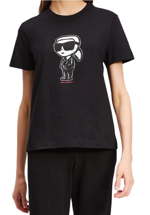 Karl Lagerfeld tričko Ikon Sketch A1W17126 černé vel. M
